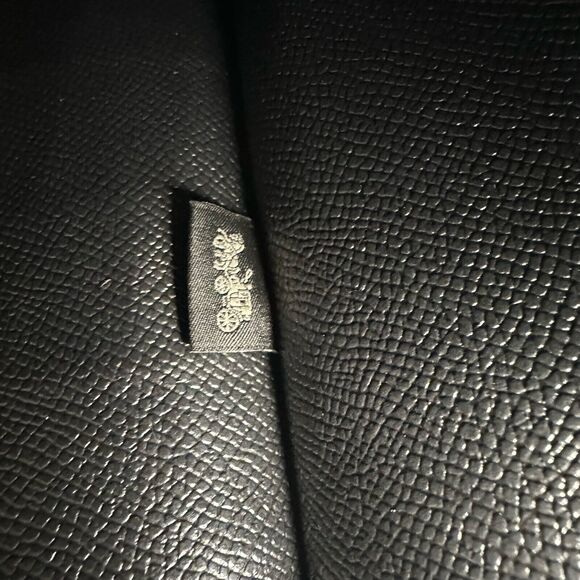 NWT COACH Crocodile Embossed Leather Purse in Black CW017 - Picture 13 of 13